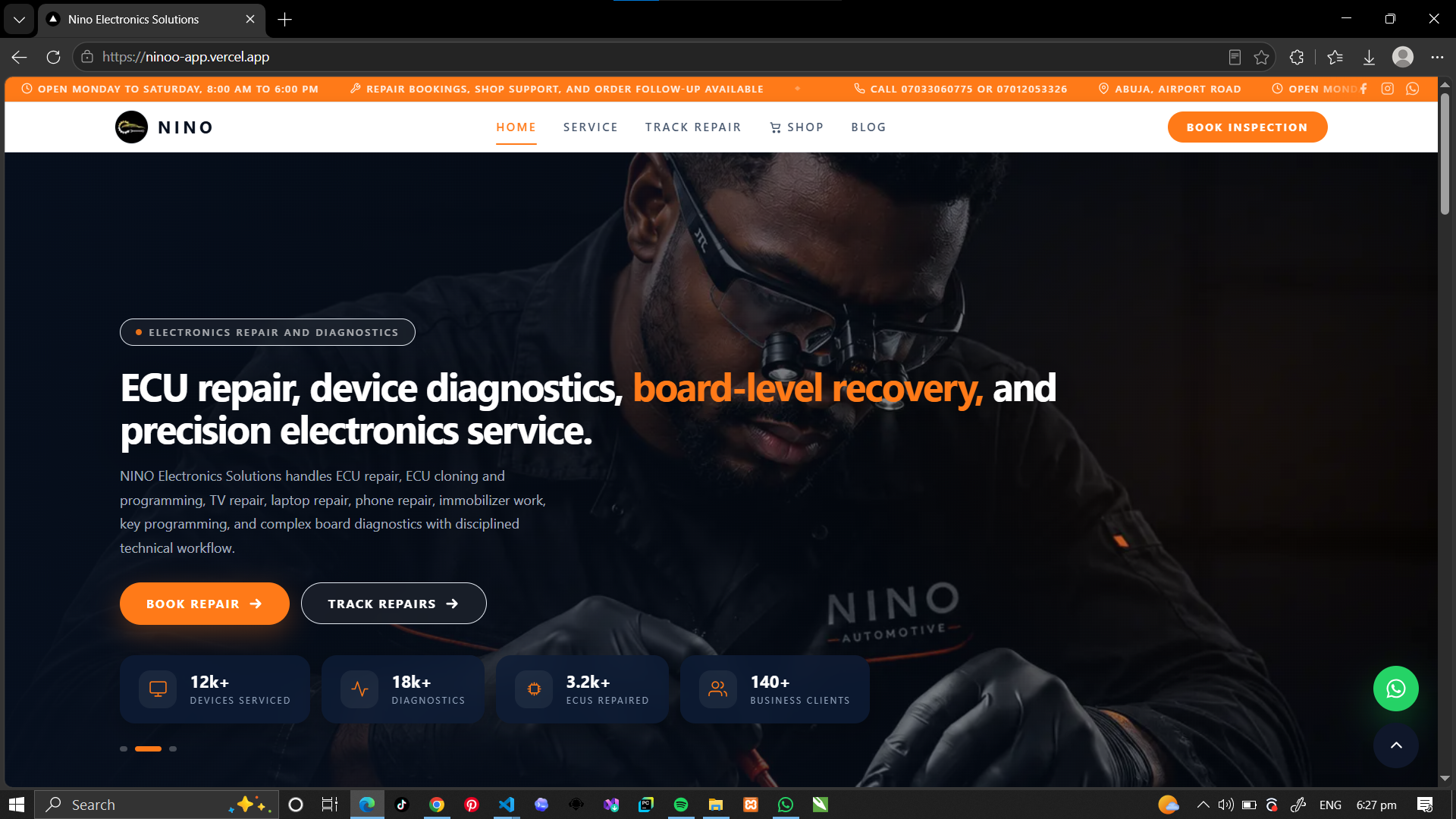 Stulovax — Business management platform screenshot